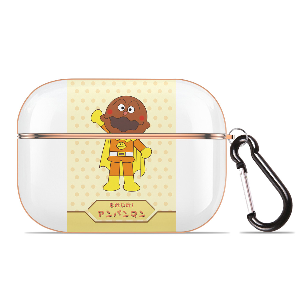 （画像用） アンパンマン Anpanman 【AirPods Pro用】ハードシェル保護ケース｜耐衝撃・防指紋・カラビナ付き商品仕様