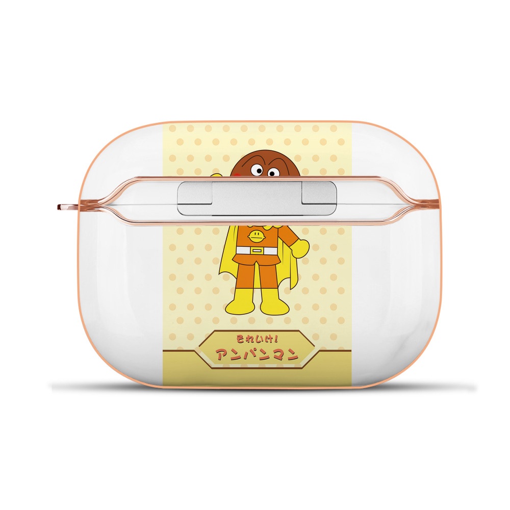 （画像用） アンパンマン Anpanman 【AirPods Pro用】ハードシェル保護ケース｜耐衝撃・防指紋・カラビナ付き商品仕様