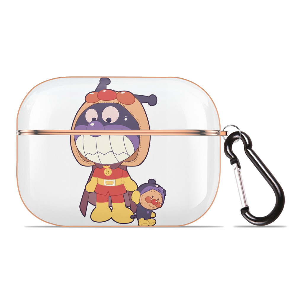 （画像用） アンパンマン Anpanman 【AirPods Pro用】ハードシェル保護ケース｜耐衝撃・防指紋・カラビナ付き商品仕様