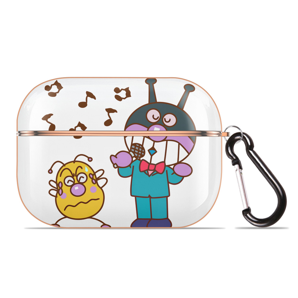（画像用） アンパンマン Anpanman 【AirPods Pro用】ハードシェル保護ケース｜耐衝撃・防指紋・カラビナ付き商品仕様