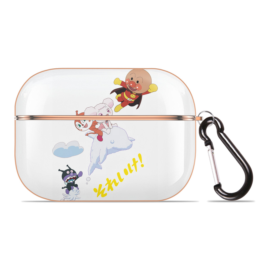 （画像用） アンパンマン Anpanman 【AirPods Pro用】ハードシェル保護ケース｜耐衝撃・防指紋・カラビナ付き商品仕様