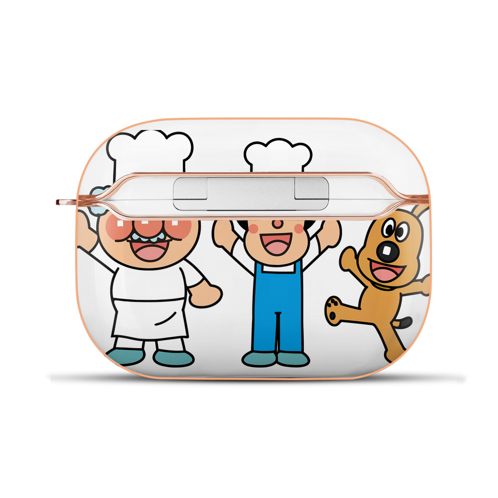 （画像用） アンパンマン Anpanman 【AirPods Pro用】ハードシェル保護ケース｜耐衝撃・防指紋・カラビナ付き商品仕様