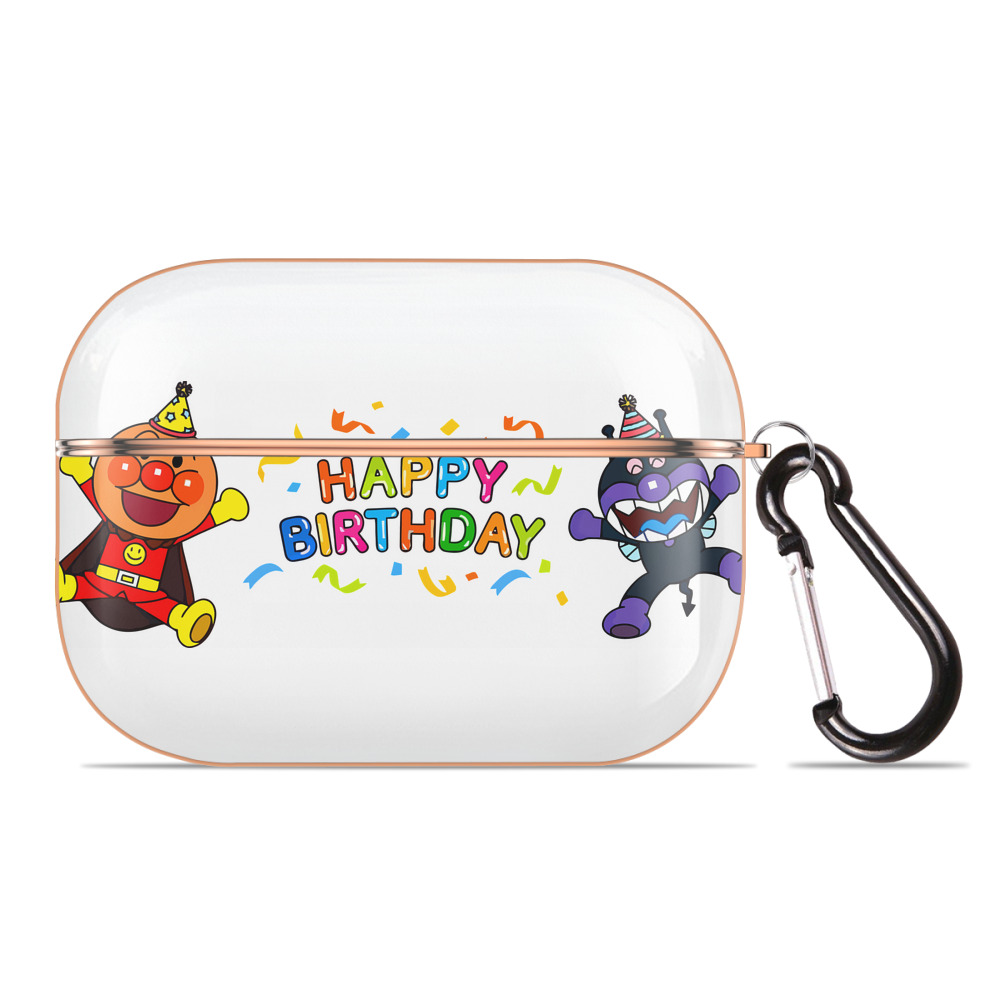 （画像用） アンパンマン Anpanman 【AirPods Pro用】ハードシェル保護ケース｜耐衝撃・防指紋・カラビナ付き商品仕様
