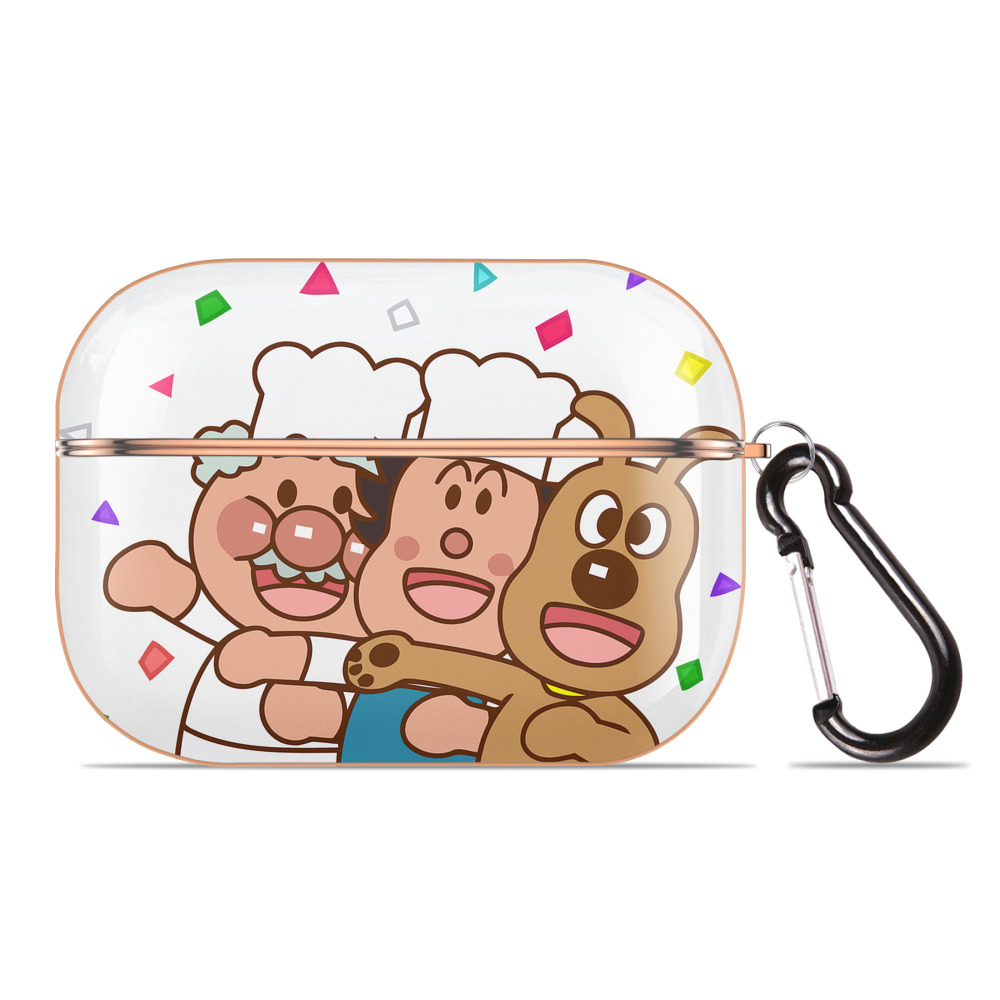 （画像用） アンパンマン Anpanman 【AirPods Pro用】ハードシェル保護ケース｜耐衝撃・防指紋・カラビナ付き商品仕様
