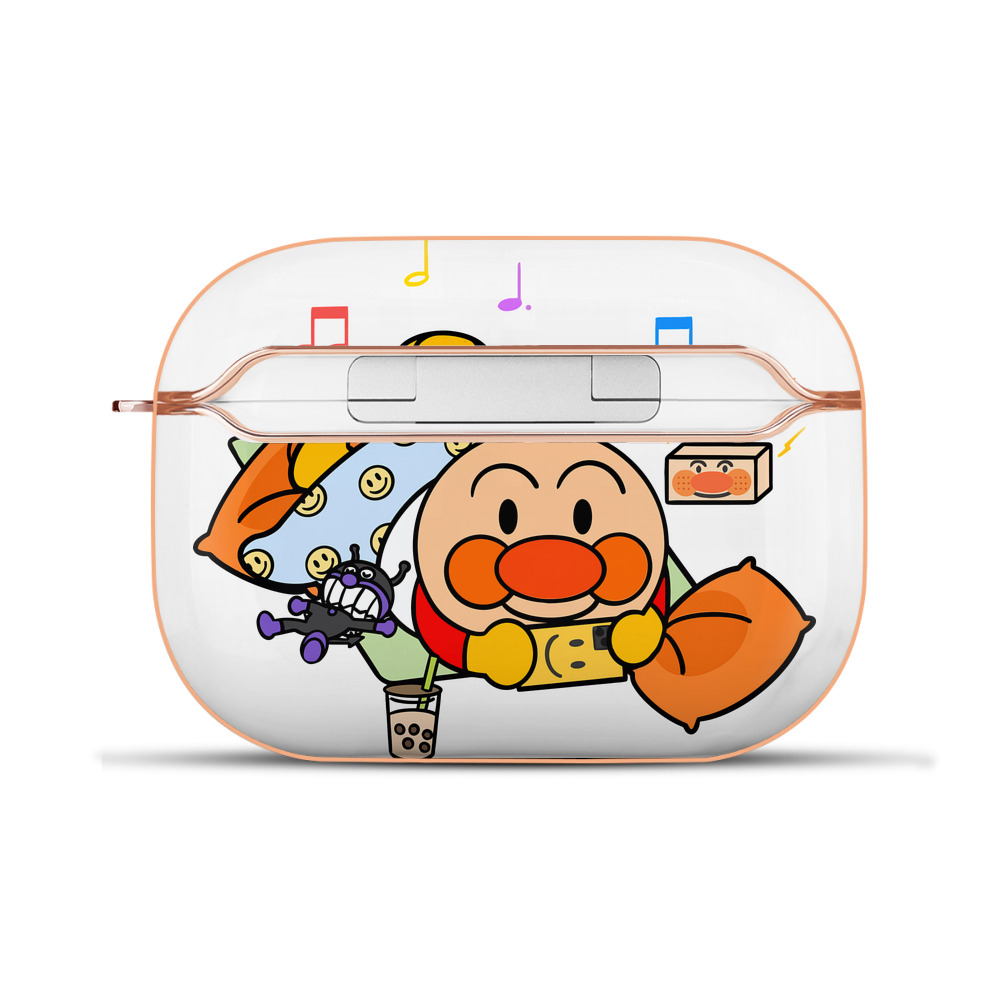 （画像用） アンパンマン Anpanman 【AirPods Pro用】ハードシェル保護ケース｜耐衝撃・防指紋・カラビナ付き商品仕様