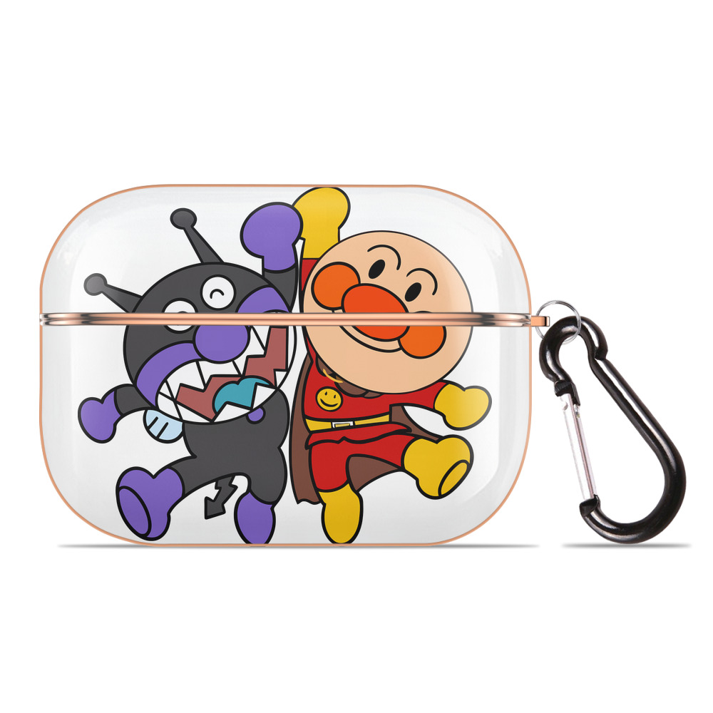 （画像用） アンパンマン Anpanman 【AirPods Pro用】ハードシェル保護ケース｜耐衝撃・防指紋・カラビナ付き商品仕様