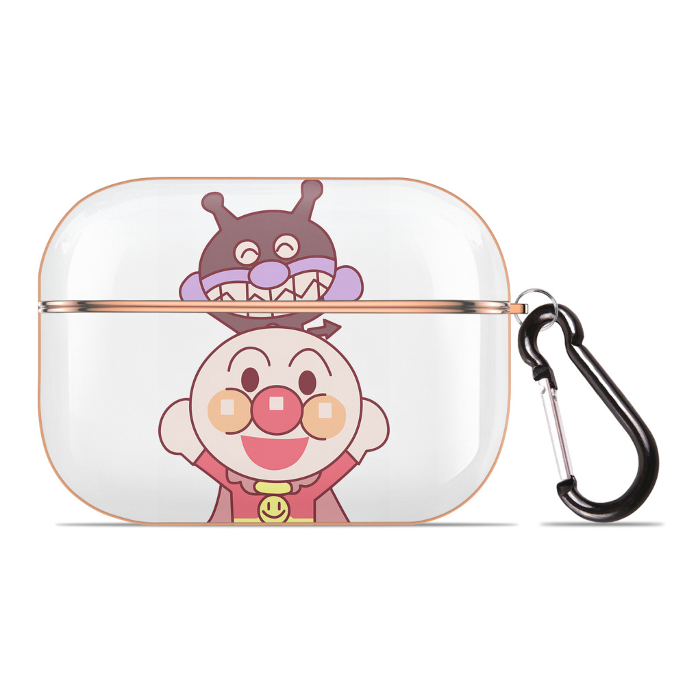（画像用） アンパンマン Anpanman 【AirPods Pro用】ハードシェル保護ケース｜耐衝撃・防指紋・カラビナ付き商品仕様