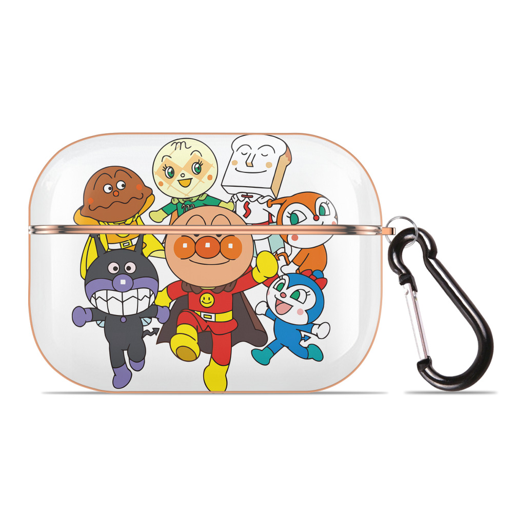 （画像用） アンパンマン Anpanman 【AirPods Pro用】ハードシェル保護ケース｜耐衝撃・防指紋・カラビナ付き商品仕様
