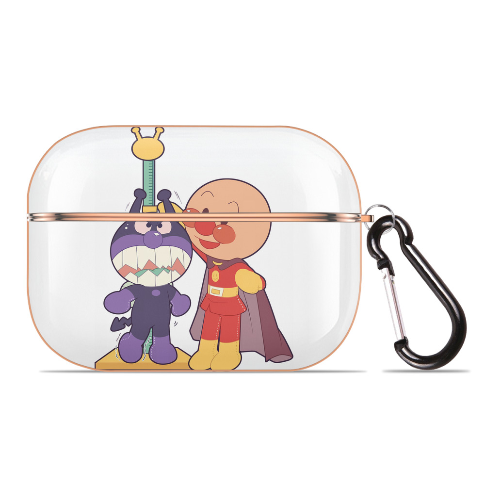（画像用） アンパンマン Anpanman 【AirPods Pro用】ハードシェル保護ケース｜耐衝撃・防指紋・カラビナ付き商品仕様