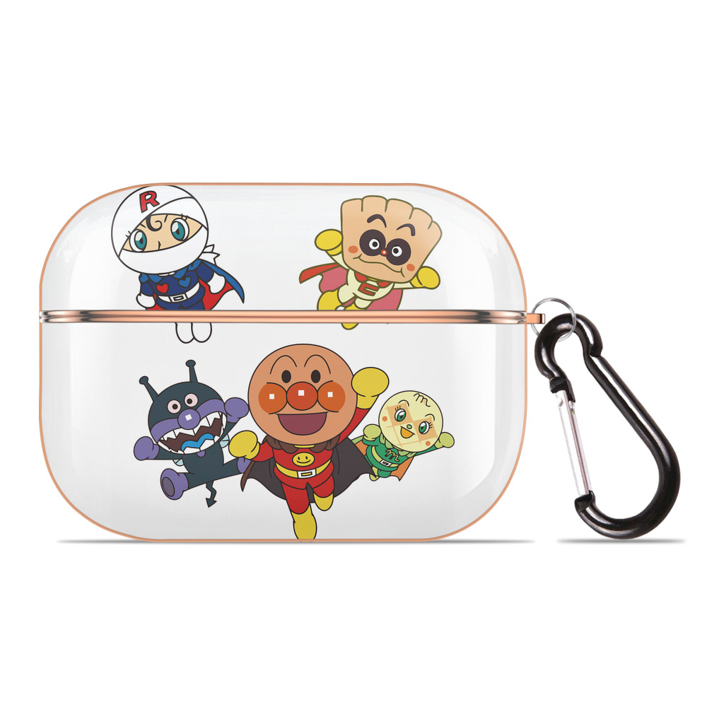 （画像用） アンパンマン Anpanman 【AirPods Pro用】ハードシェル保護ケース｜耐衝撃・防指紋・カラビナ付き商品仕様