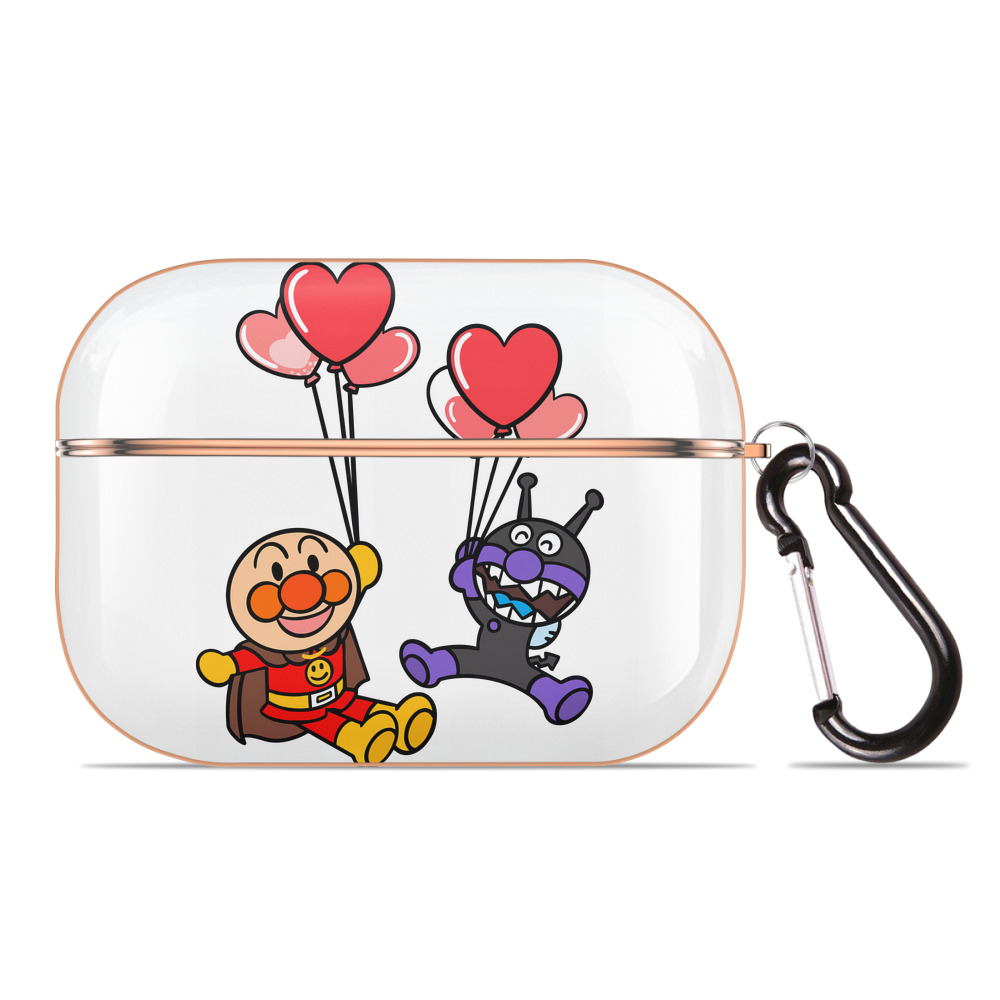 （画像用） アンパンマン Anpanman 【AirPods Pro用】ハードシェル保護ケース｜耐衝撃・防指紋・カラビナ付き商品仕様