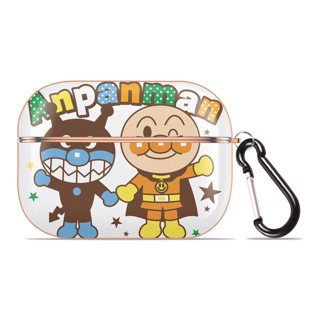 （画像用） アンパンマン Anpanman 【AirPods Pro用】ハードシェル保護ケース｜耐衝撃・防指紋・カラビナ付き商品仕様