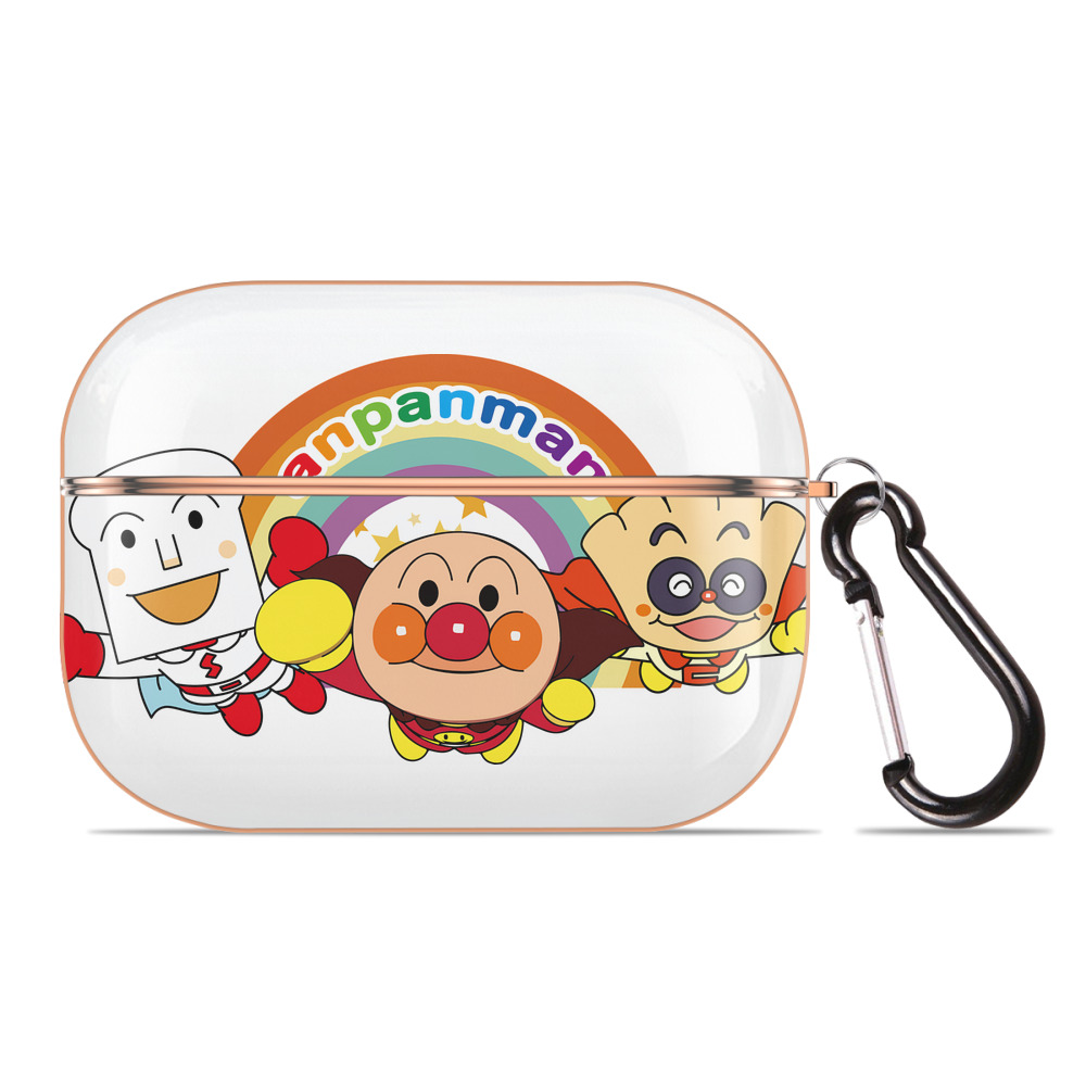 （画像用） アンパンマン Anpanman 【AirPods Pro用】ハードシェル保護ケース｜耐衝撃・防指紋・カラビナ付き商品仕様