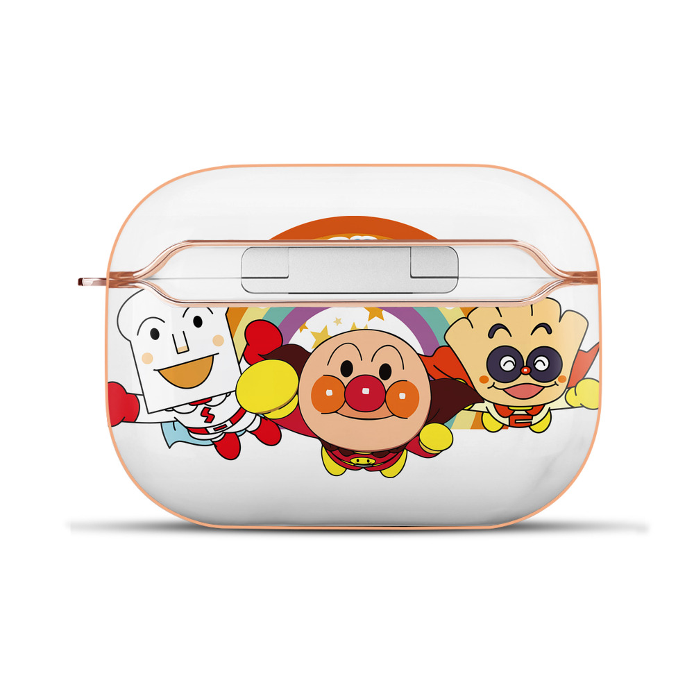 （画像用） アンパンマン Anpanman 【AirPods Pro用】ハードシェル保護ケース｜耐衝撃・防指紋・カラビナ付き商品仕様