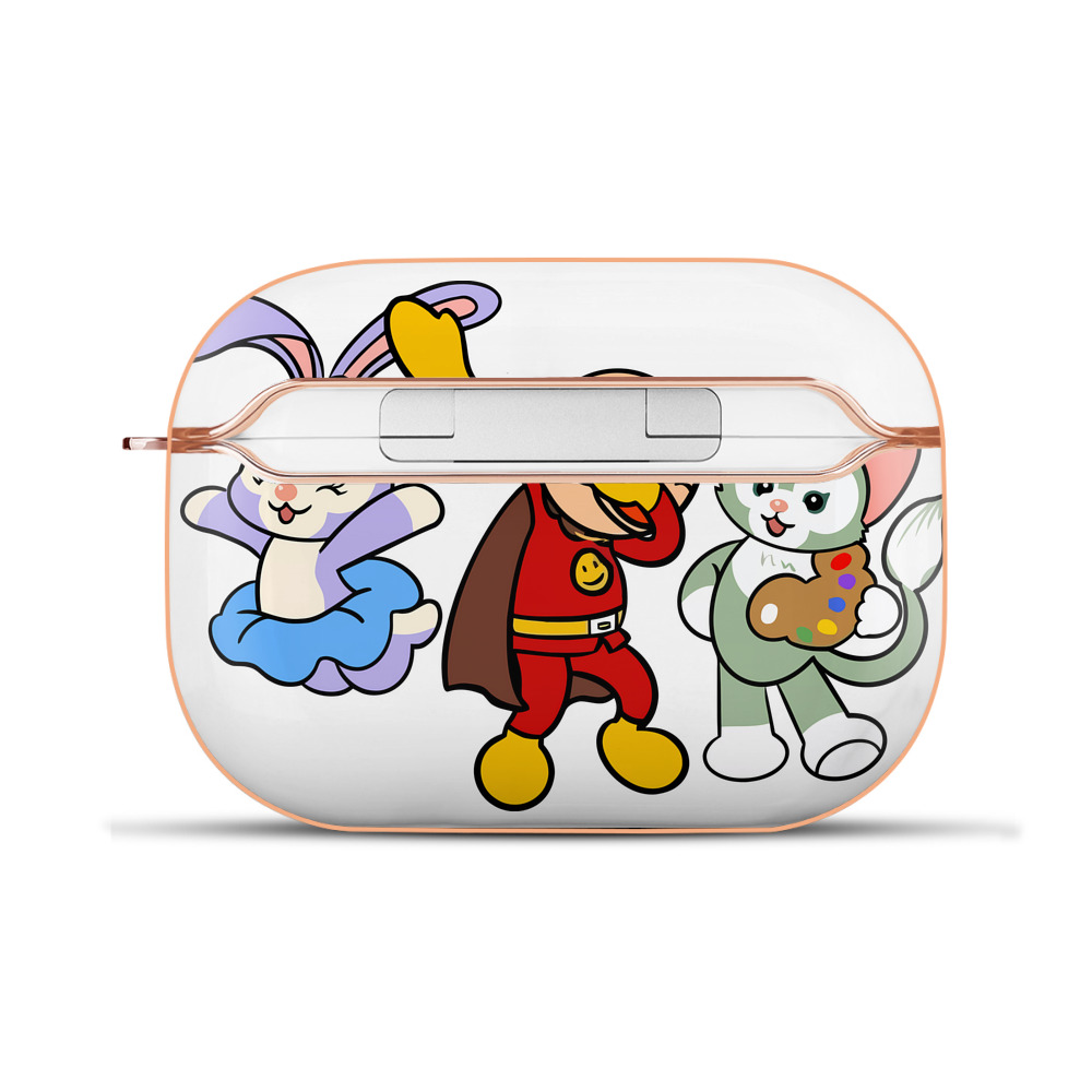 （画像用） アンパンマン Anpanman 【AirPods Pro用】ハードシェル保護ケース｜耐衝撃・防指紋・カラビナ付き商品仕様