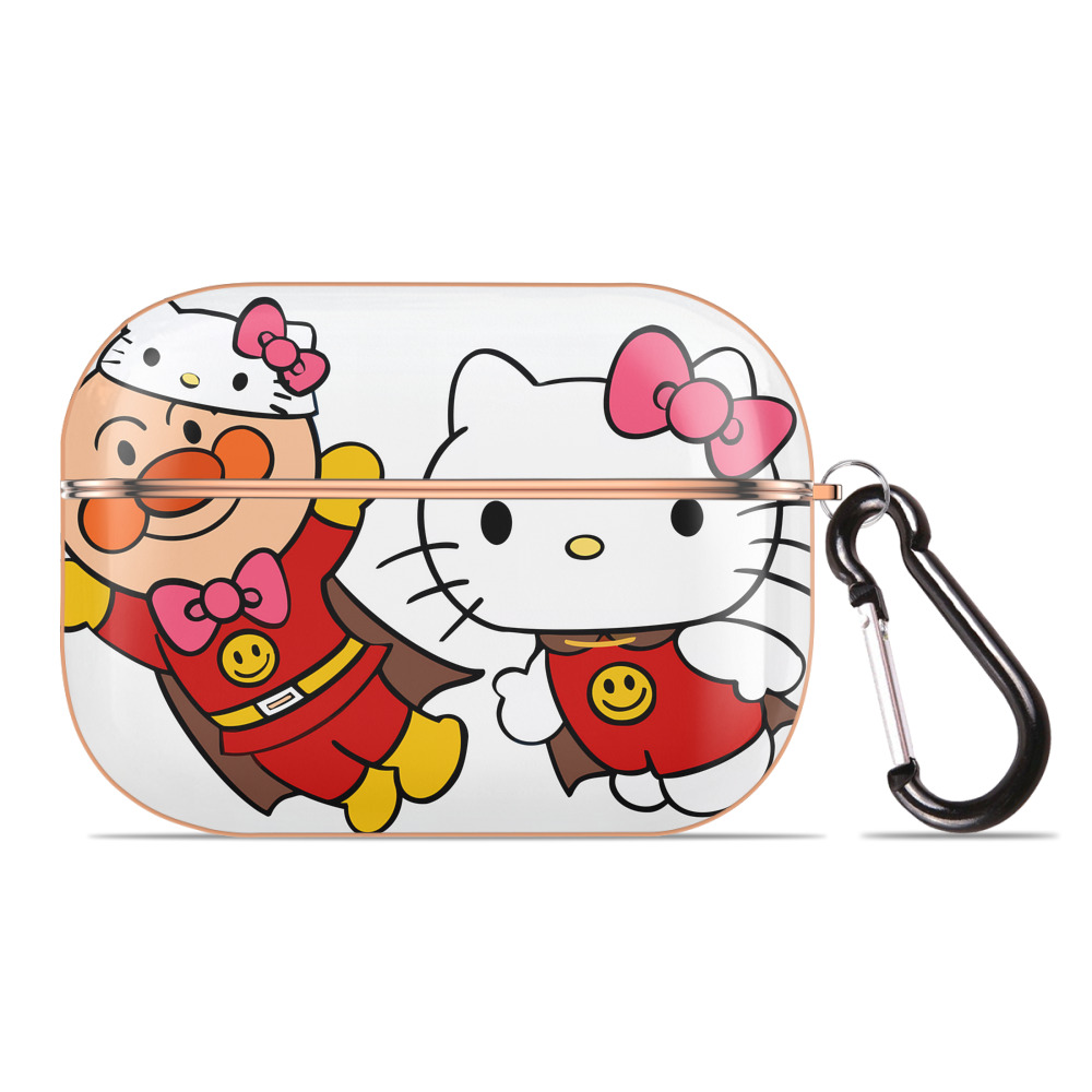 （画像用） アンパンマン Anpanman 【AirPods Pro用】ハードシェル保護ケース｜耐衝撃・防指紋・カラビナ付き商品仕様