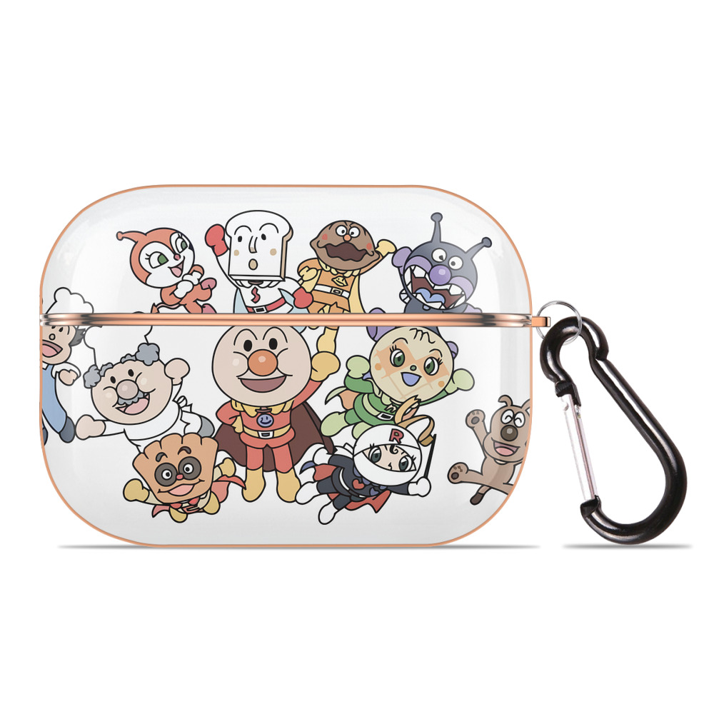 （画像用） アンパンマン Anpanman 【AirPods Pro用】ハードシェル保護ケース｜耐衝撃・防指紋・カラビナ付き商品仕様