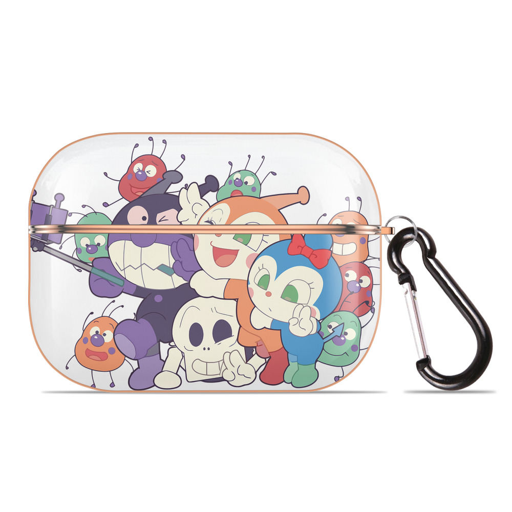 （画像用） アンパンマン Anpanman 【AirPods Pro用】ハードシェル保護ケース｜耐衝撃・防指紋・カラビナ付き商品仕様
