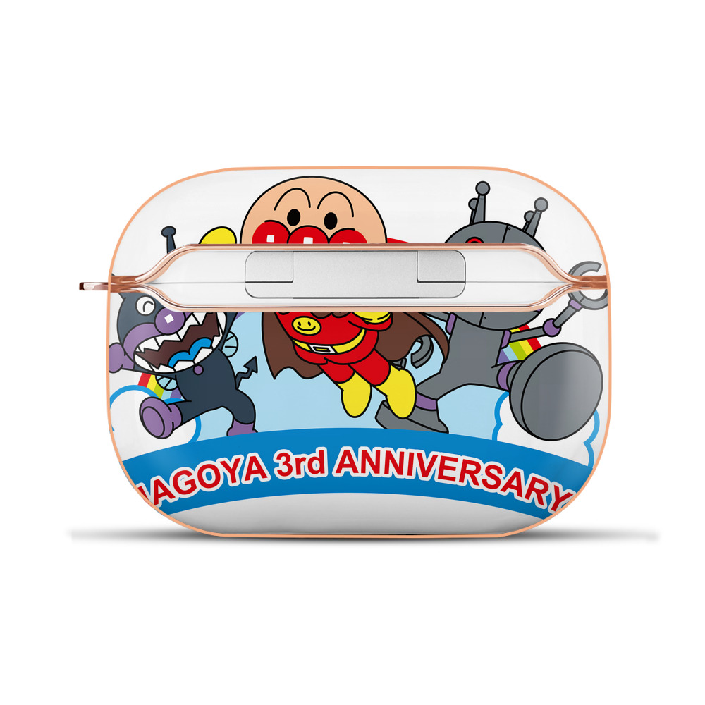 （画像用） アンパンマン Anpanman 【AirPods Pro用】ハードシェル保護ケース｜耐衝撃・防指紋・カラビナ付き商品仕様
