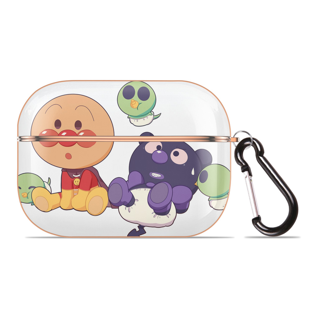 （画像用） アンパンマン Anpanman 【AirPods Pro用】ハードシェル保護ケース｜耐衝撃・防指紋・カラビナ付き商品仕様