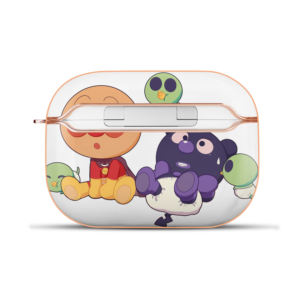 （画像用） アンパンマン Anpanman 【AirPods Pro用】ハードシェル保護ケース｜耐衝撃・防指紋・カラビナ付き商品仕様