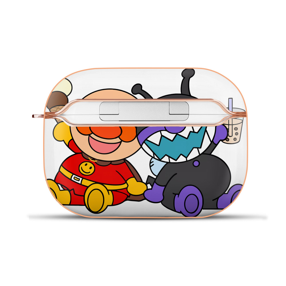 （画像用） アンパンマン Anpanman 【AirPods Pro用】ハードシェル保護ケース｜耐衝撃・防指紋・カラビナ付き商品仕様