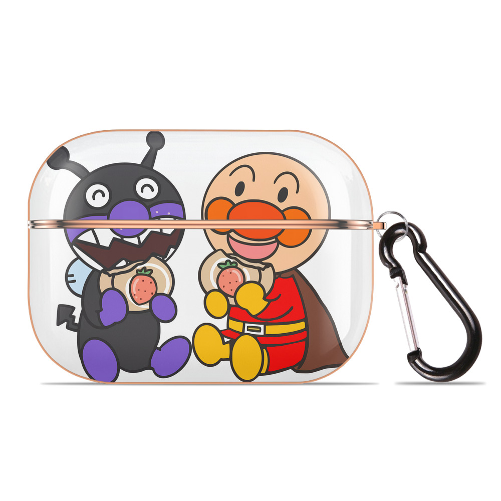 （画像用） アンパンマン Anpanman 【AirPods Pro用】ハードシェル保護ケース｜耐衝撃・防指紋・カラビナ付き商品仕様