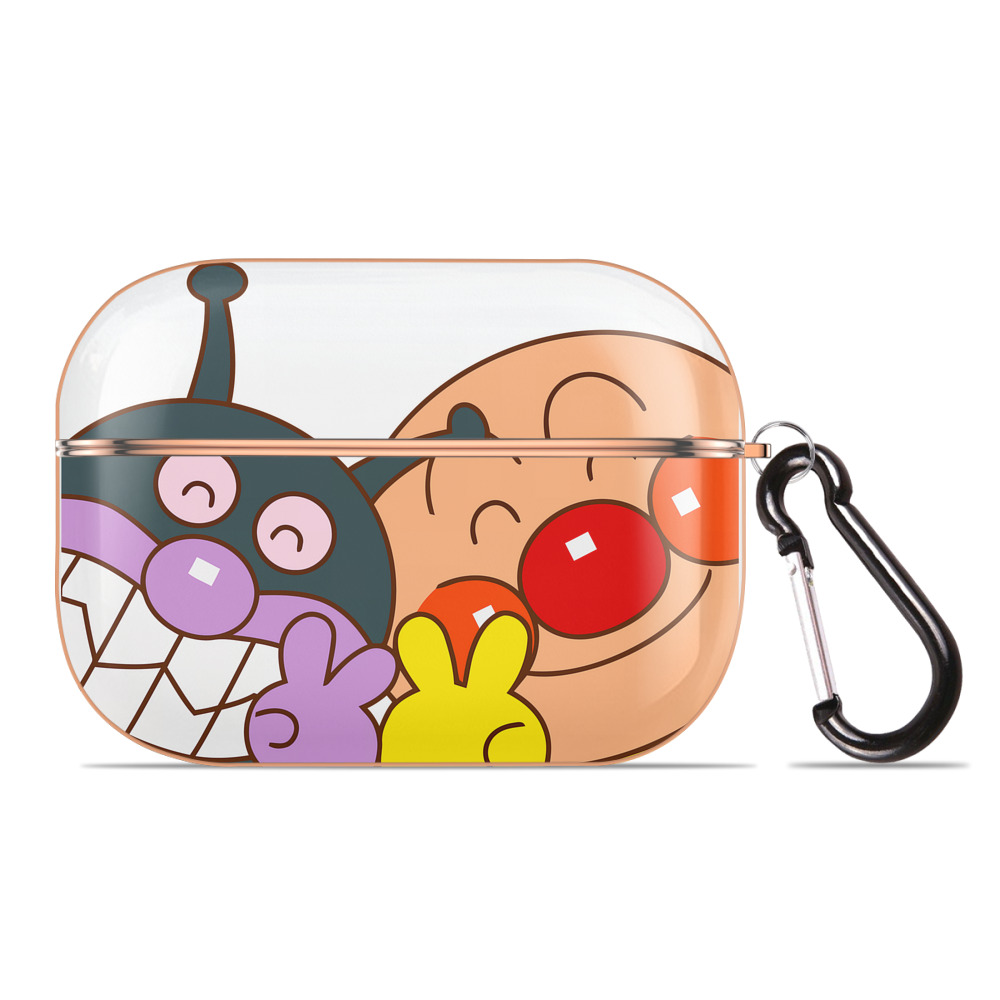 （画像用） アンパンマン Anpanman 【AirPods Pro用】ハードシェル保護ケース｜耐衝撃・防指紋・カラビナ付き商品仕様