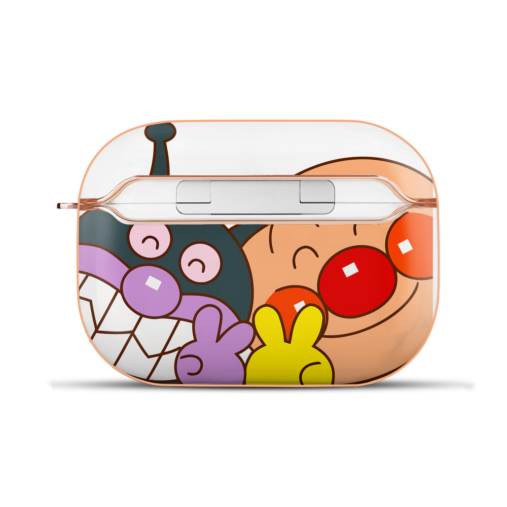 （画像用） アンパンマン Anpanman 【AirPods Pro用】ハードシェル保護ケース｜耐衝撃・防指紋・カラビナ付き商品仕様