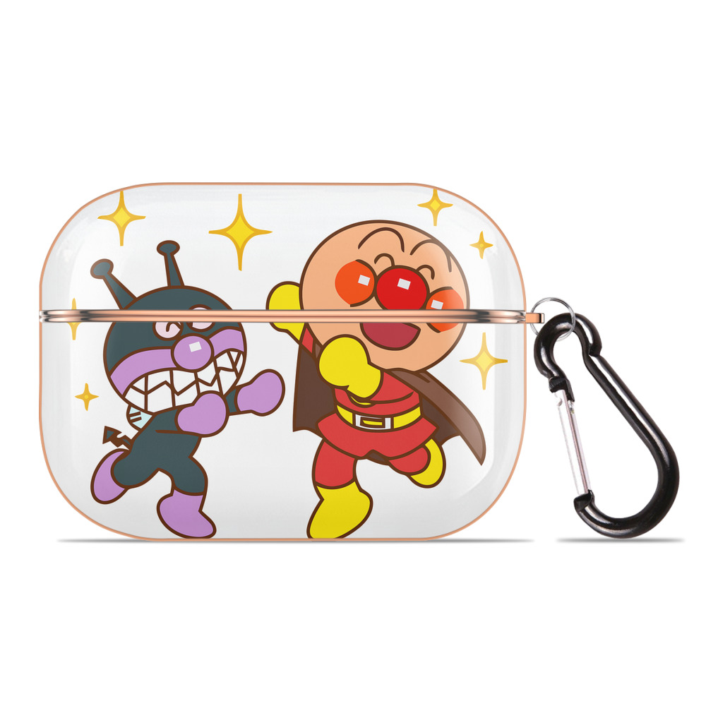 （画像用） アンパンマン Anpanman 【AirPods Pro用】ハードシェル保護ケース｜耐衝撃・防指紋・カラビナ付き商品仕様