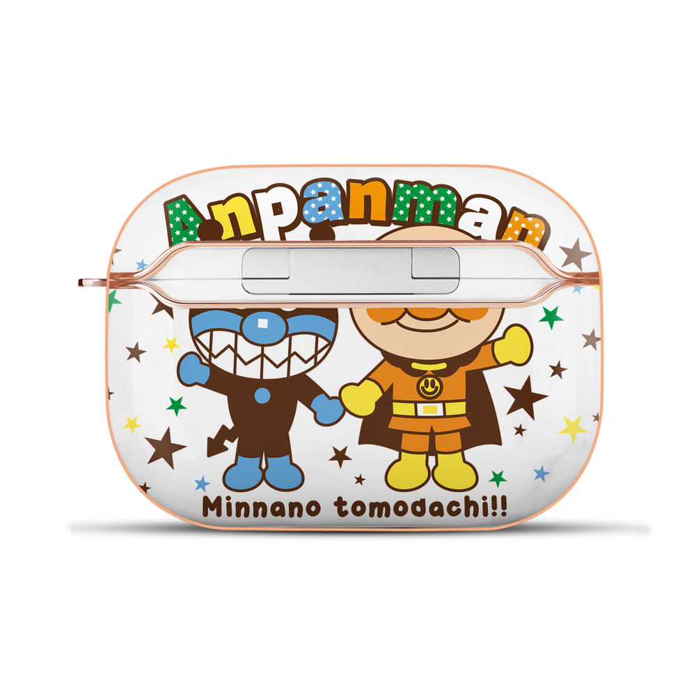 （画像用） アンパンマン Anpanman 【AirPods Pro用】ハードシェル保護ケース｜耐衝撃・防指紋・カラビナ付き商品仕様