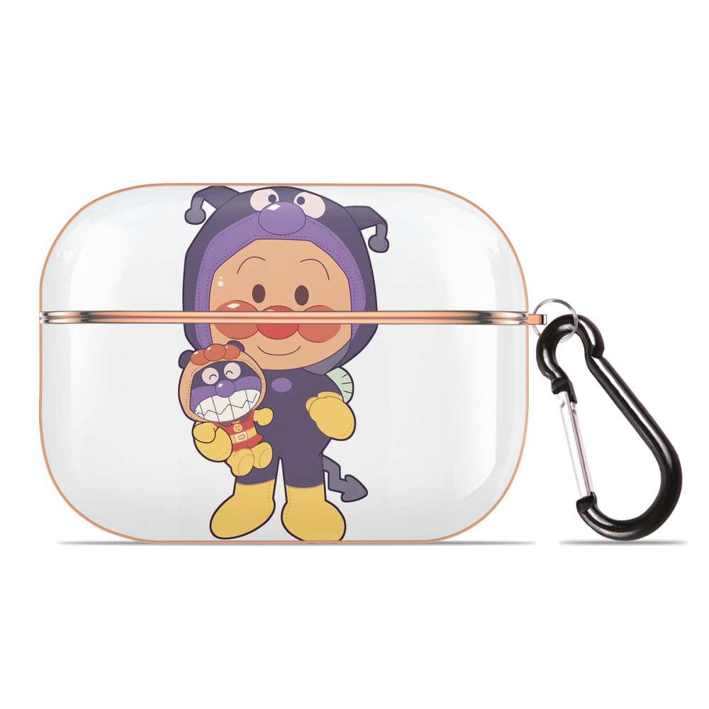 （画像用） アンパンマン Anpanman 【AirPods Pro用】ハードシェル保護ケース｜耐衝撃・防指紋・カラビナ付き商品仕様