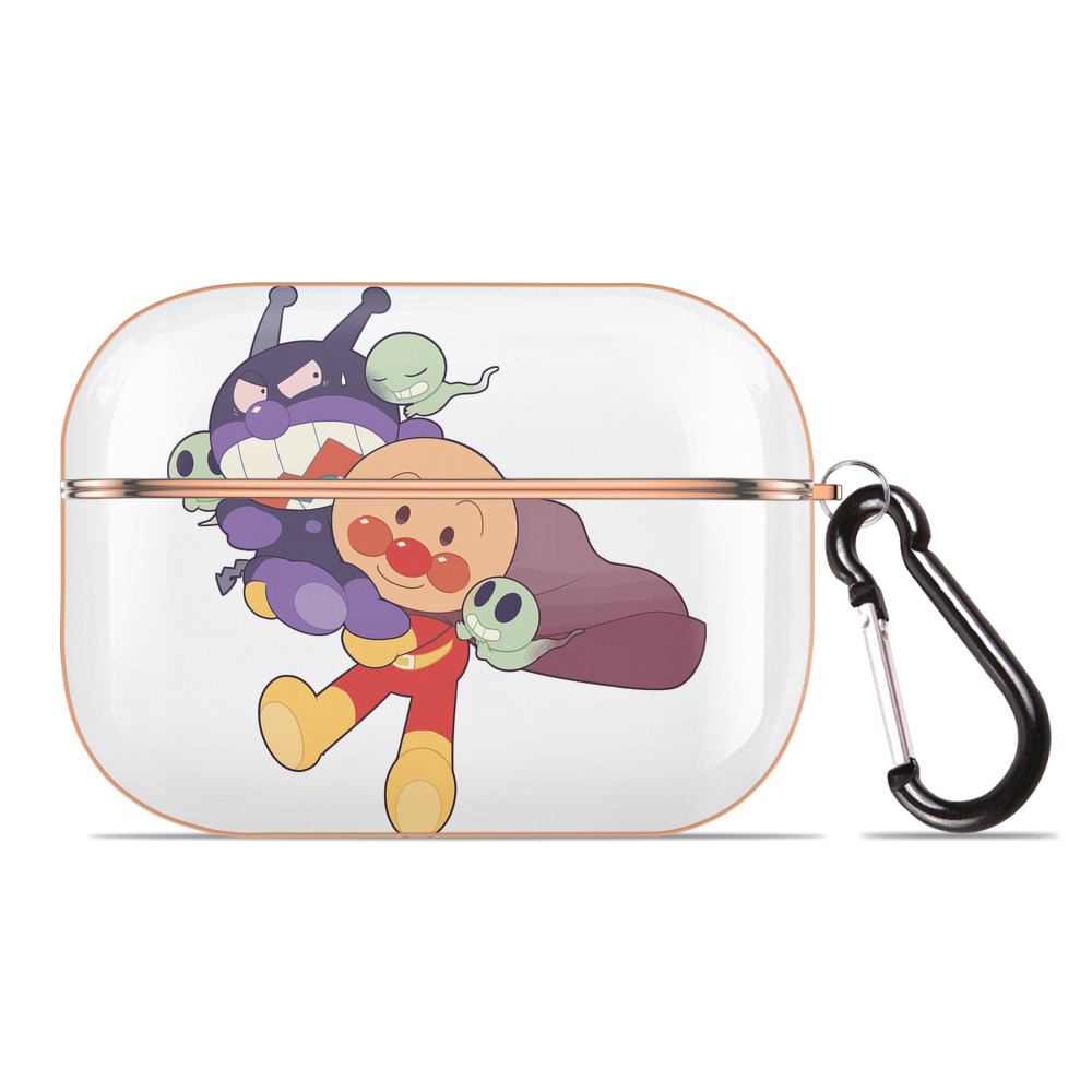 （画像用） アンパンマン Anpanman 【AirPods Pro用】ハードシェル保護ケース｜耐衝撃・防指紋・カラビナ付き商品仕様