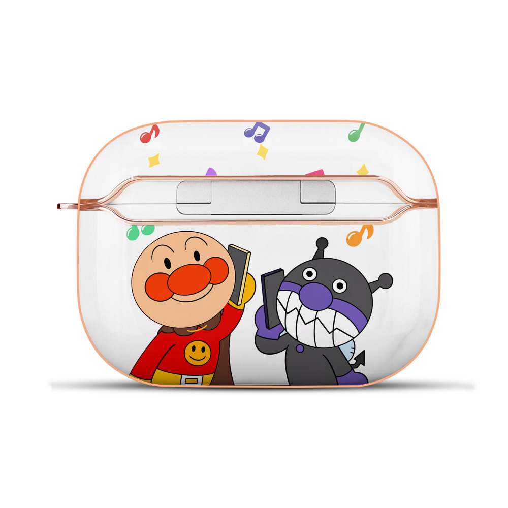 （画像用） アンパンマン Anpanman 【AirPods Pro用】ハードシェル保護ケース｜耐衝撃・防指紋・カラビナ付き商品仕様