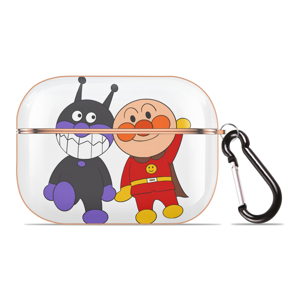 （画像用） アンパンマン Anpanman 【AirPods Pro用】ハードシェル保護ケース｜耐衝撃・防指紋・カラビナ付き商品仕様