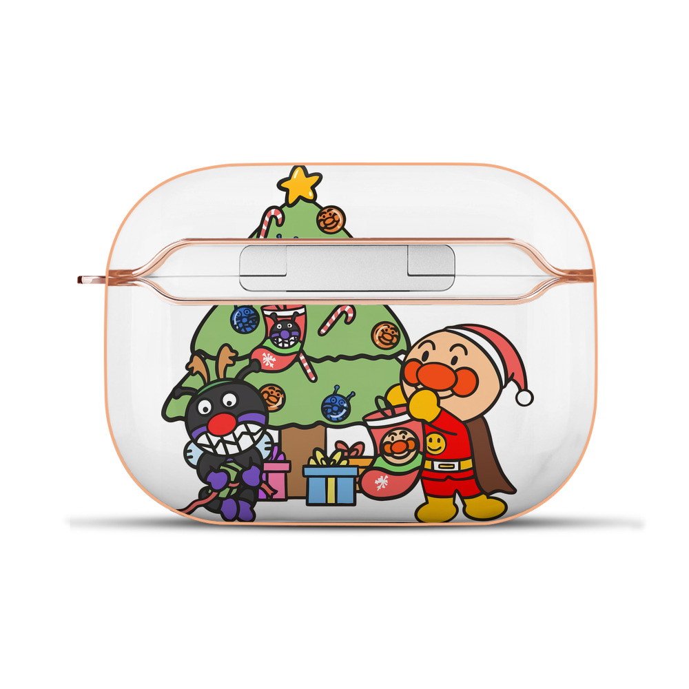 （画像用） アンパンマン Anpanman 【AirPods Pro用】ハードシェル保護ケース｜耐衝撃・防指紋・カラビナ付き商品仕様