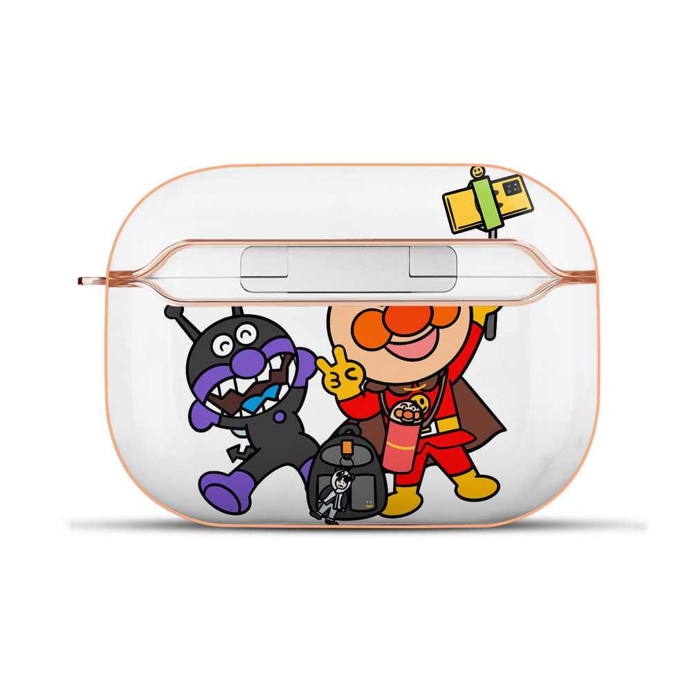 （画像用） アンパンマン Anpanman 【AirPods Pro用】ハードシェル保護ケース｜耐衝撃・防指紋・カラビナ付き商品仕様