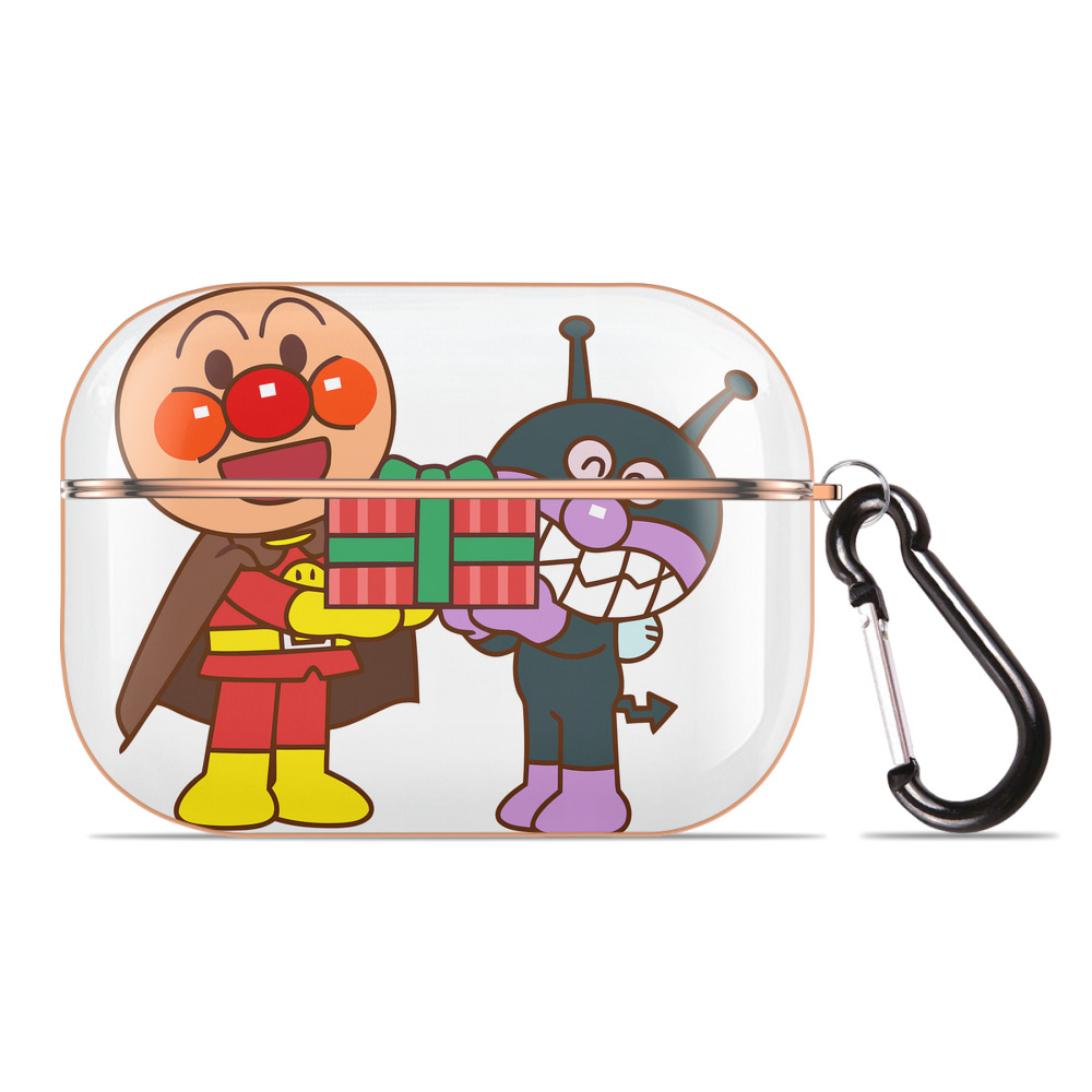 （画像用） アンパンマン Anpanman 【AirPods Pro用】ハードシェル保護ケース｜耐衝撃・防指紋・カラビナ付き商品仕様
