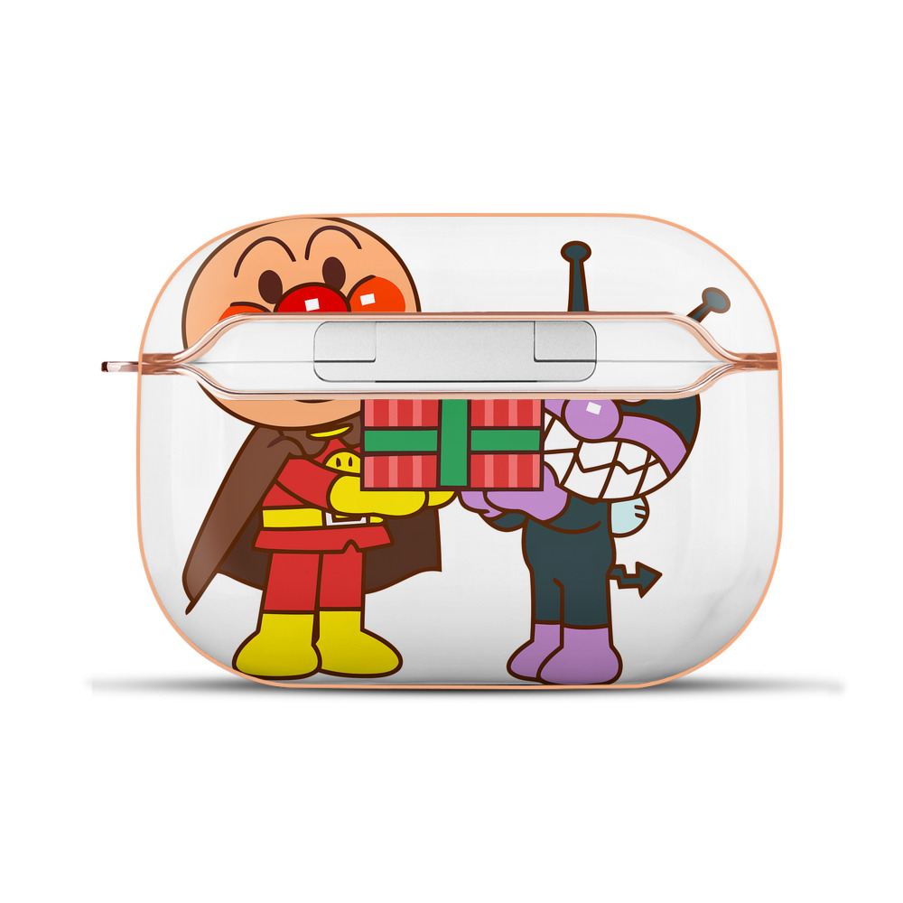 （画像用） アンパンマン Anpanman 【AirPods Pro用】ハードシェル保護ケース｜耐衝撃・防指紋・カラビナ付き商品仕様