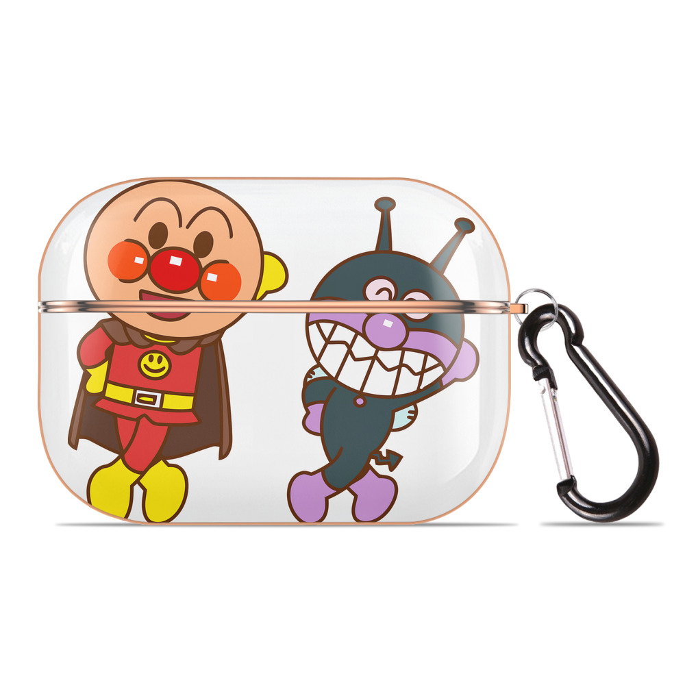 （画像用） アンパンマン Anpanman 【AirPods Pro用】ハードシェル保護ケース｜耐衝撃・防指紋・カラビナ付き商品仕様