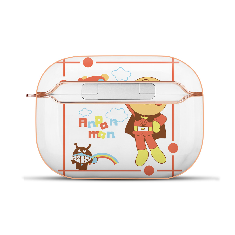 （画像用） アンパンマン Anpanman 【AirPods Pro用】ハードシェル保護ケース｜耐衝撃・防指紋・カラビナ付き商品仕様