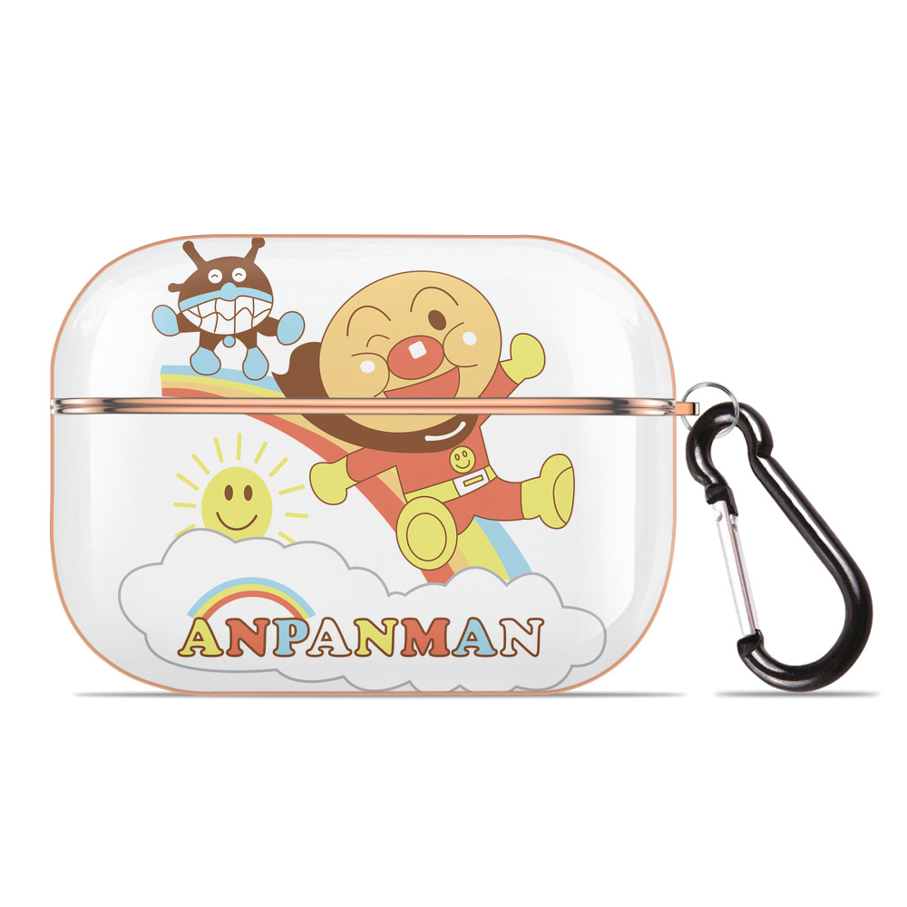 （画像用） アンパンマン Anpanman 【AirPods Pro用】ハードシェル保護ケース｜耐衝撃・防指紋・カラビナ付き商品仕様
