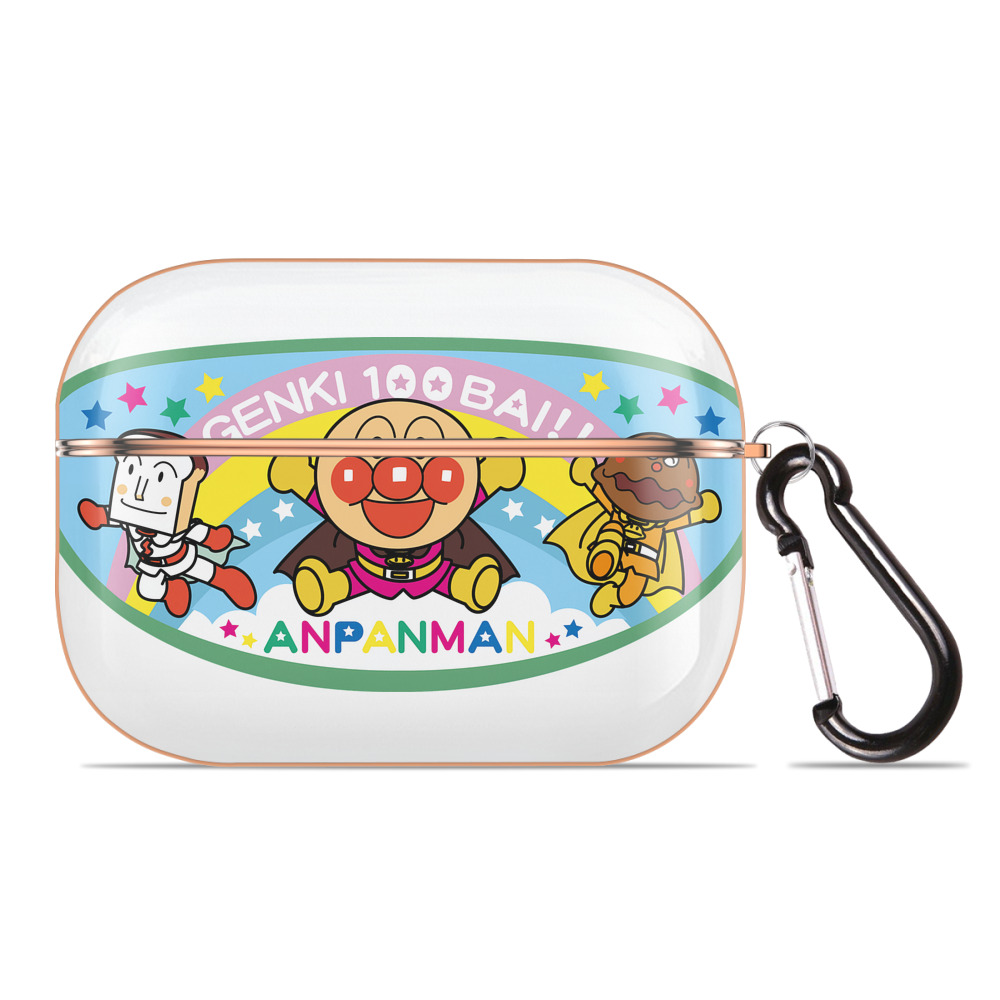 （画像用） アンパンマン Anpanman 【AirPods Pro用】ハードシェル保護ケース｜耐衝撃・防指紋・カラビナ付き商品仕様
