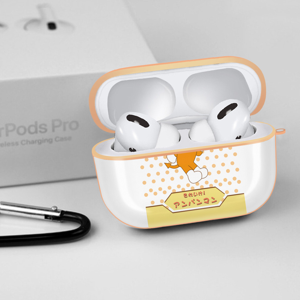 アンパンマン Anpanman 【AirPods Pro用】ハードシェル保護ケース｜耐衝撃・防指紋・カラビナ付き商品仕様