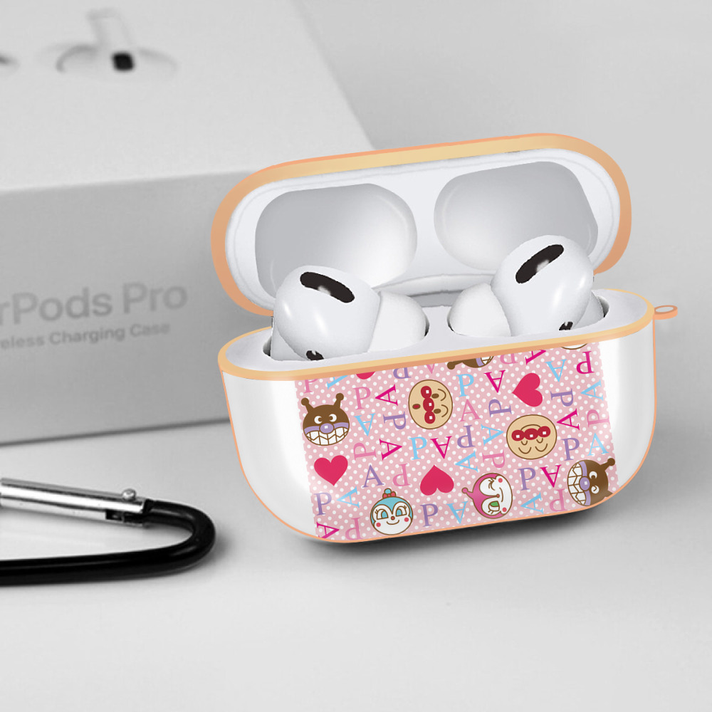アンパンマン Anpanman 【AirPods Pro用】ハードシェル保護ケース｜耐衝撃・防指紋・カラビナ付き商品仕様