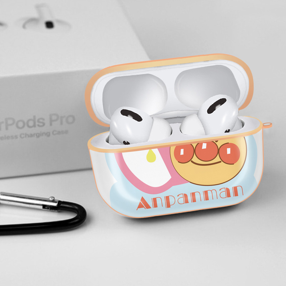 アンパンマン Anpanman 【AirPods Pro用】ハードシェル保護ケース｜耐衝撃・防指紋・カラビナ付き商品仕様