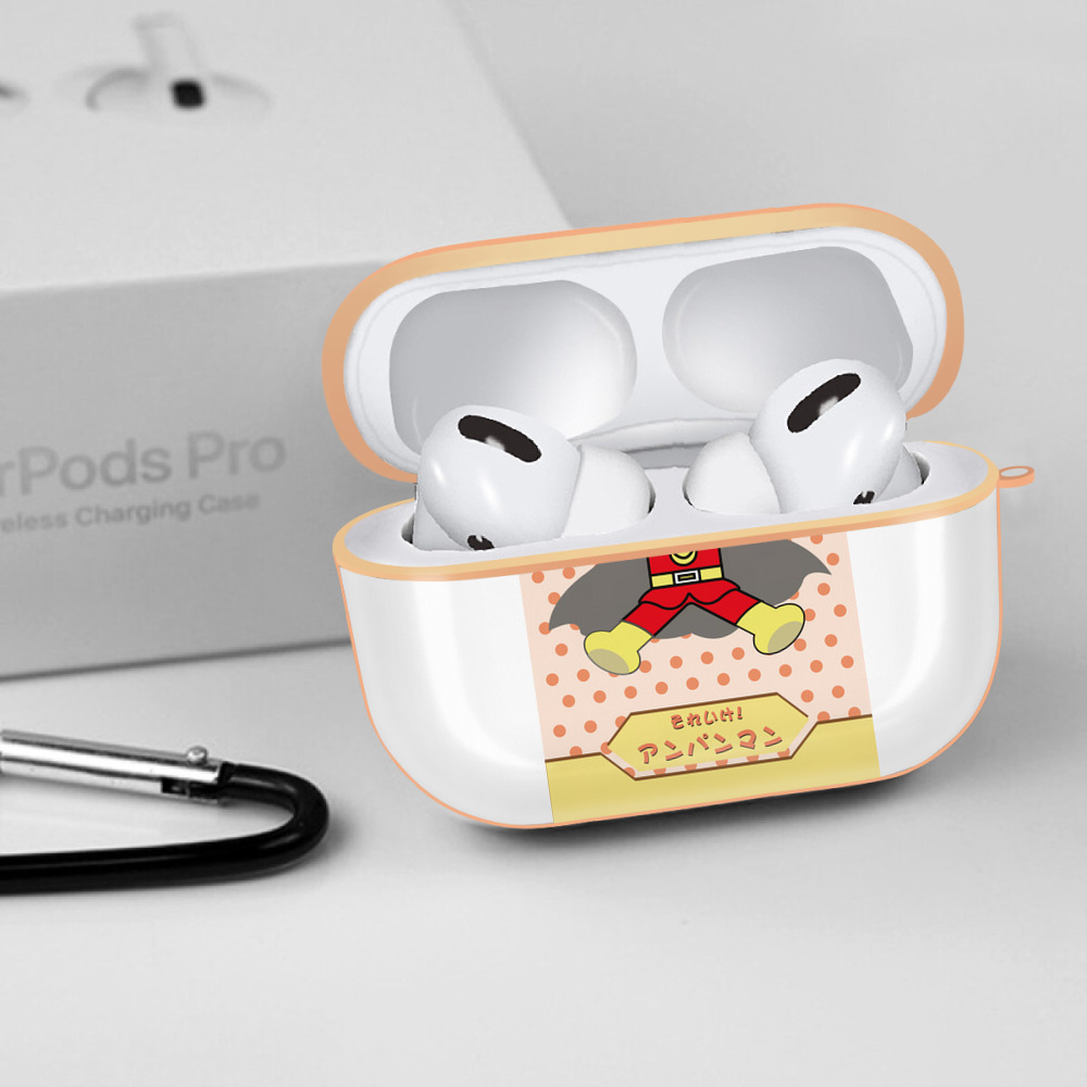アンパンマン Anpanman 【AirPods Pro用】ハードシェル保護ケース｜耐衝撃・防指紋・カラビナ付き商品仕様