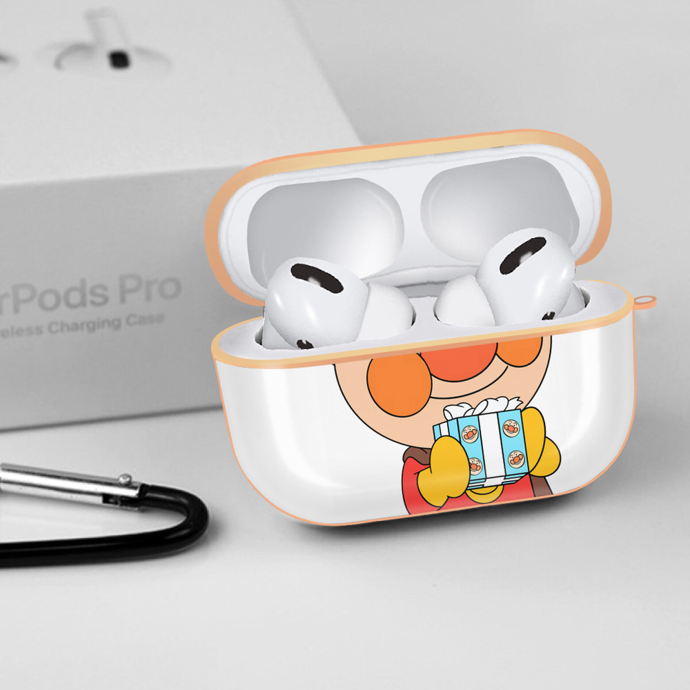 アンパンマン Anpanman 【AirPods Pro用】ハードシェル保護ケース｜耐衝撃・防指紋・カラビナ付き商品仕様