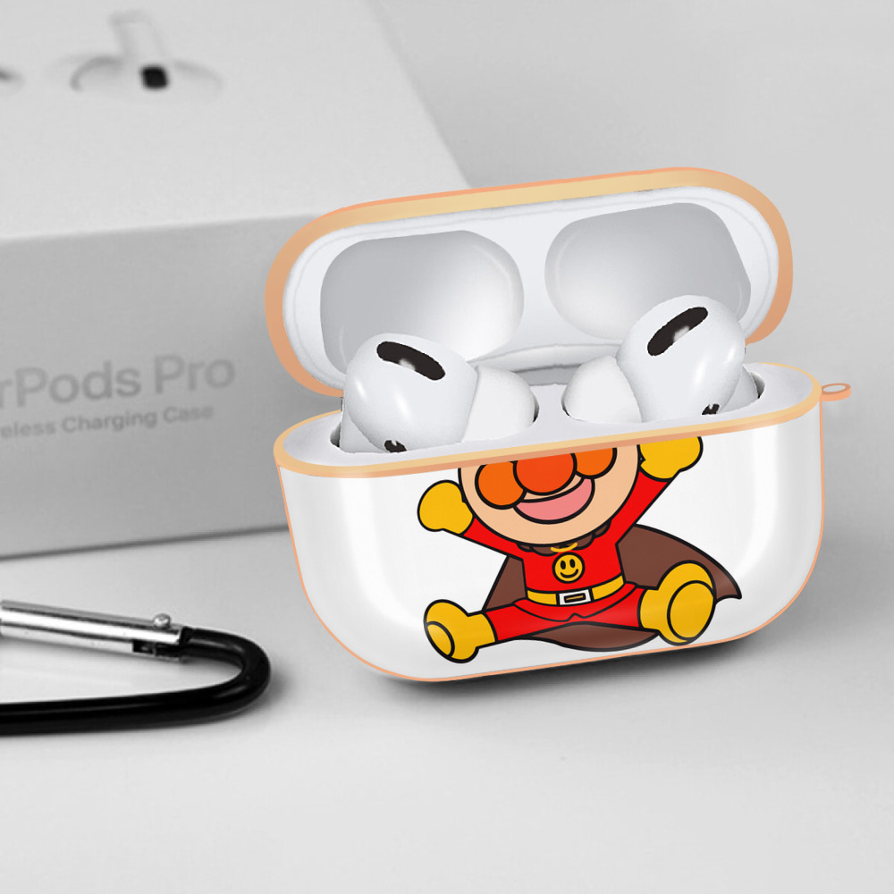 アンパンマン Anpanman 【AirPods Pro用】ハードシェル保護ケース｜耐衝撃・防指紋・カラビナ付き商品仕様