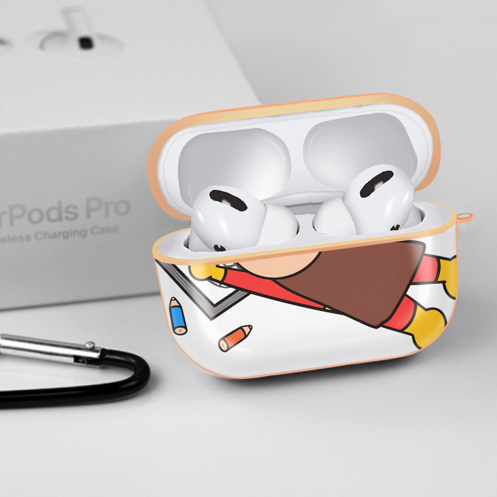 アンパンマン Anpanman 【AirPods Pro用】ハードシェル保護ケース｜耐衝撃・防指紋・カラビナ付き商品仕様
